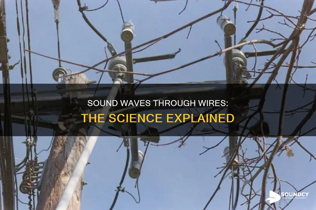 how deos sound go throug wires