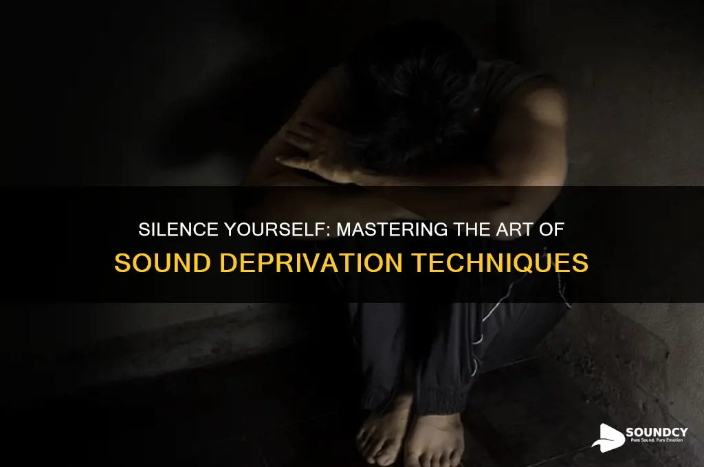 how deprive yourself of sound