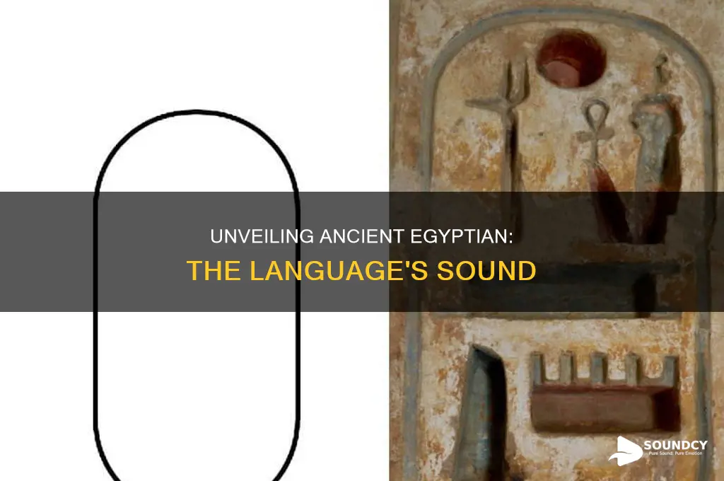 how did ancient egyptian language sound