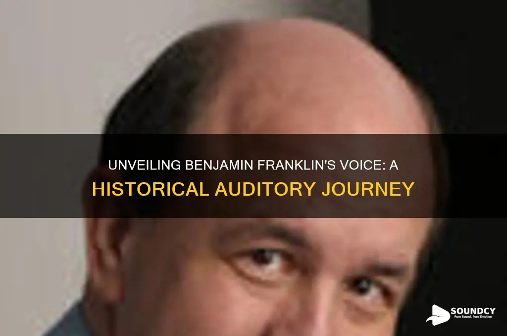 how did benjamin franklin sounds