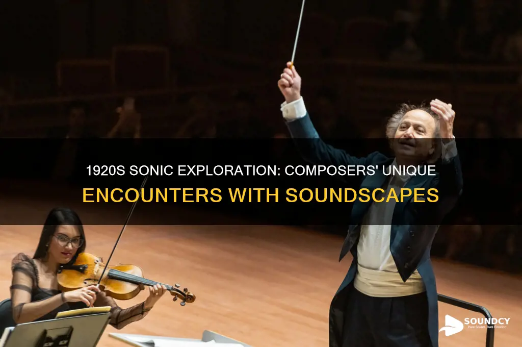how did composers from the 1920