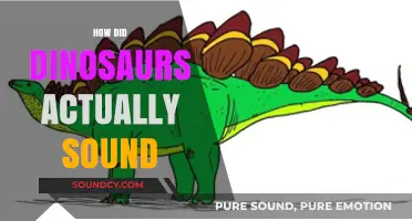 Unveiling the Lost Sounds: How Did Dinosaurs Actually Communicate?