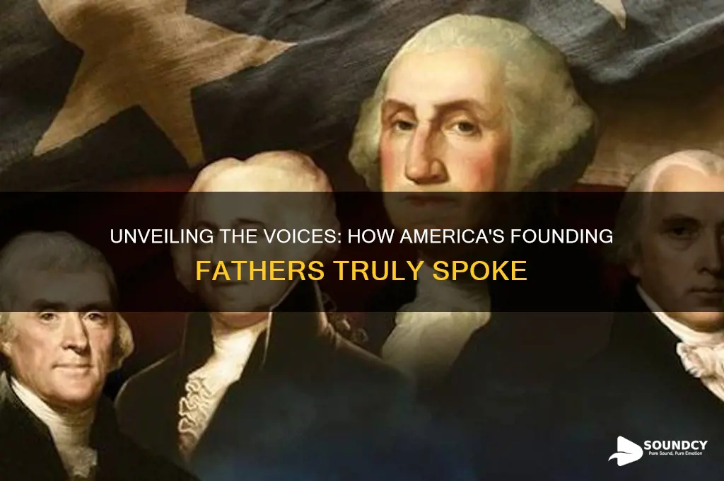 how did founding fathers sound