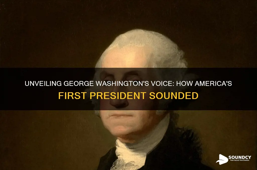 how did george washington sound