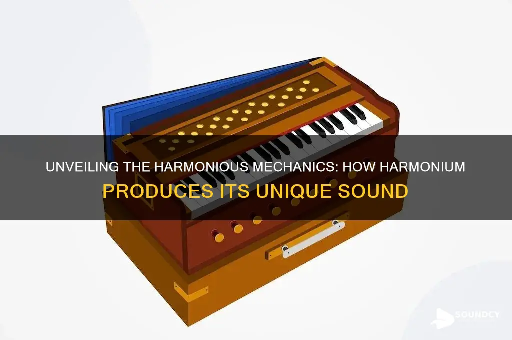 how did harmonium produce sound