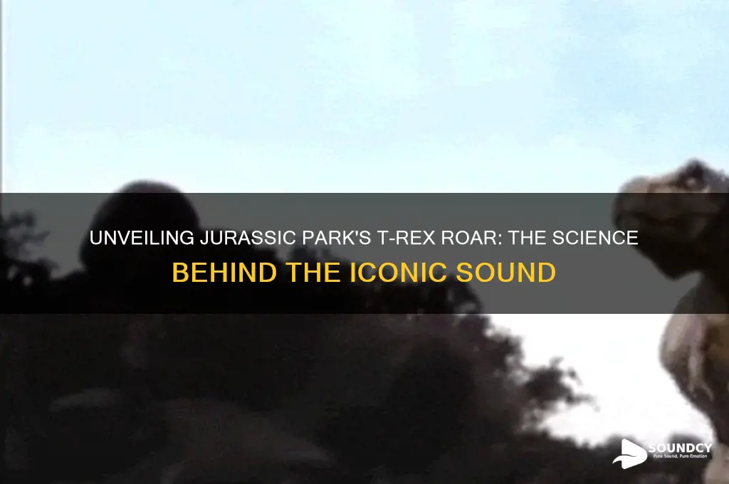 how did jurassic park make the t rex sound