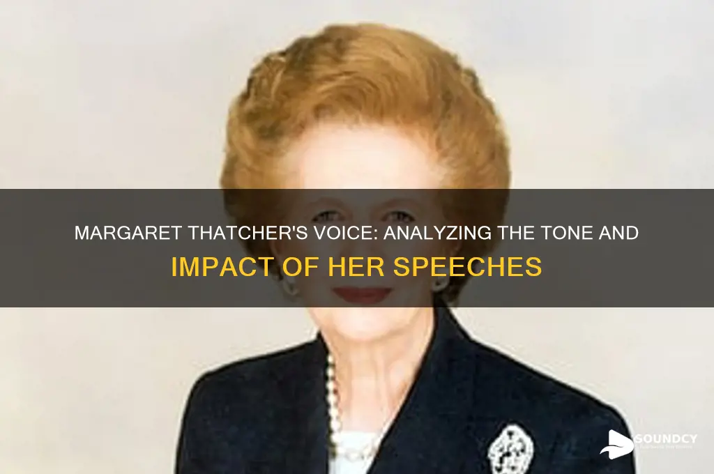 how did margaret thatcher sound