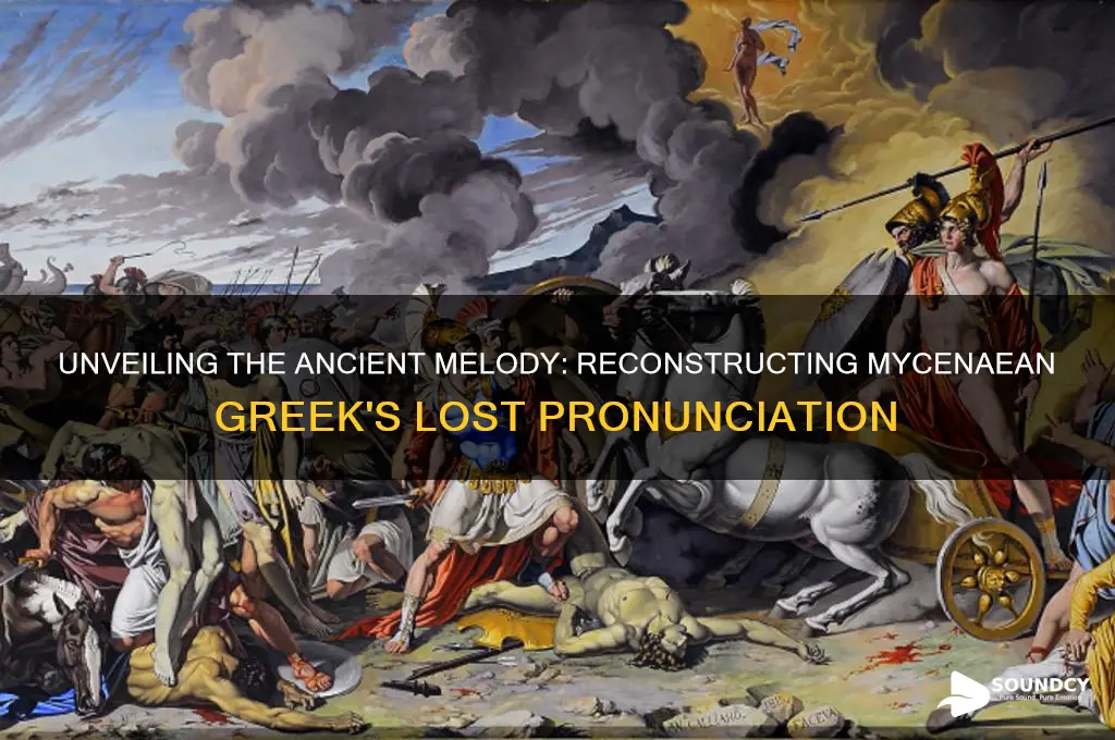 how did mycenaean greek sound