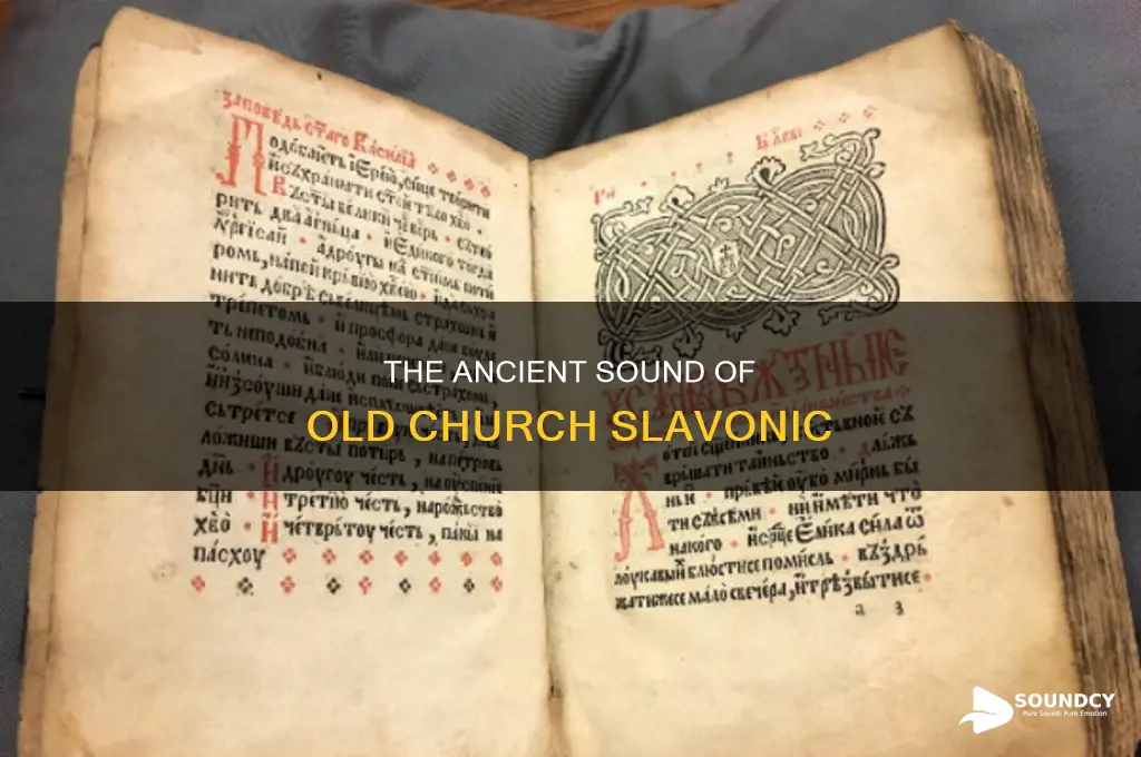 how did old church slavonic sound
