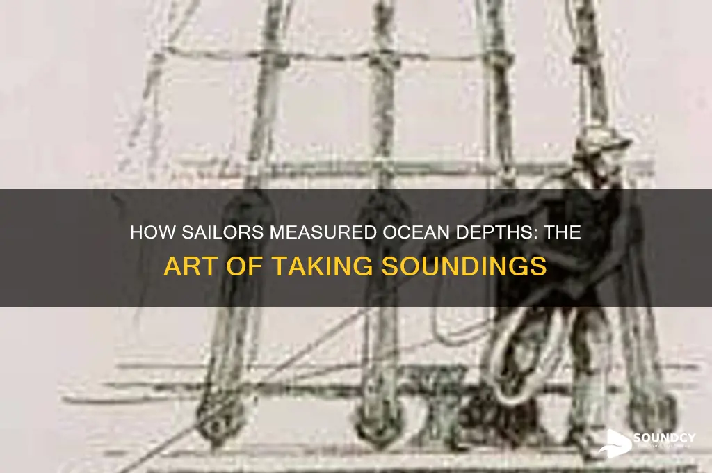 how did sailors take soundings