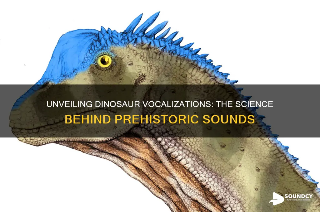 how did scientists figure out what dinosaurs sound like