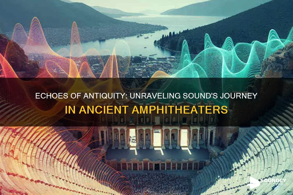how did sound travel in ampitheathers in ancient times