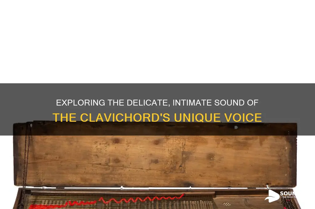 how did the clavichord sound