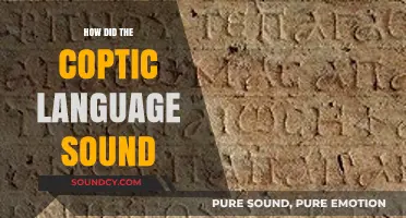 Exploring the Ancient Sounds of Coptic