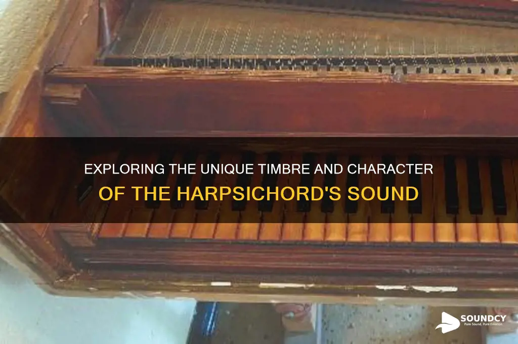 how did the harpsichord sound