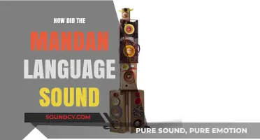 Unraveling the Sounds of Mandan Language