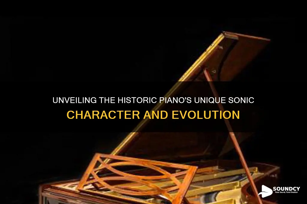 how did the piano in the past sound like