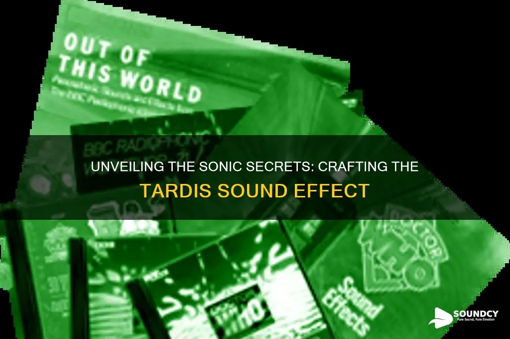 how did they make the sound for the tardis