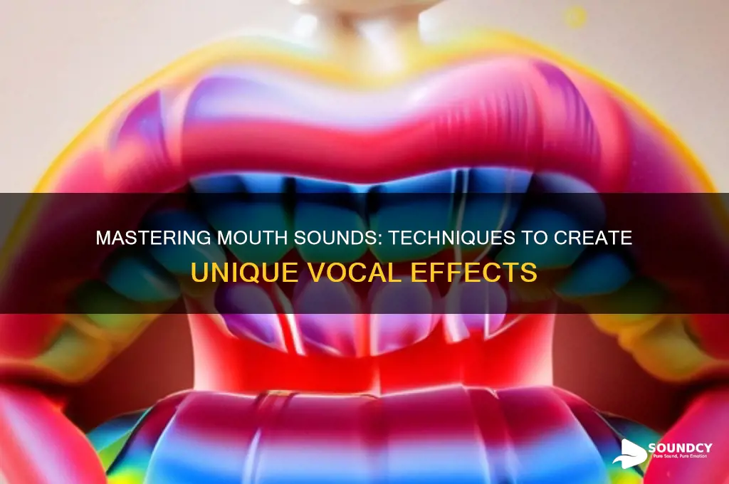 how did you make that sound with your mouth