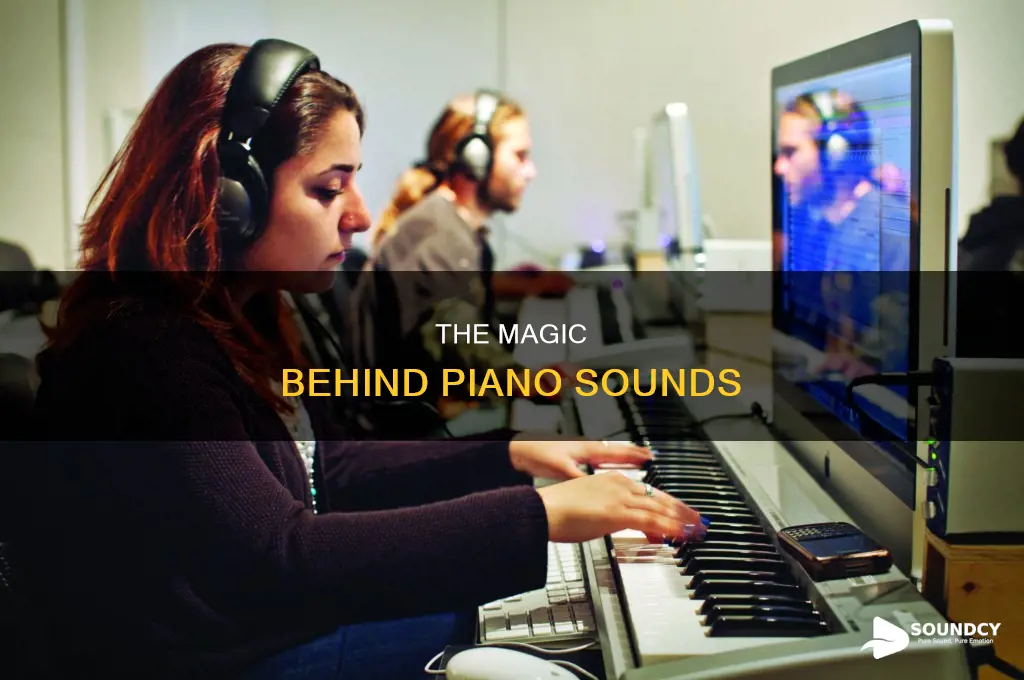 how dioes the piano produce sound