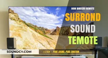 Setting Up Surround Sound: Remote Control Guide