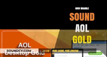 How to Disable Sound in AOL Gold: A Quick Guide