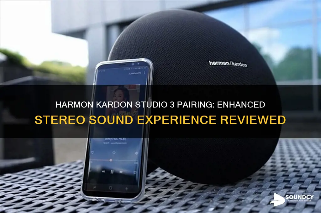 how do 2 harmon kardon studio 3s sound together