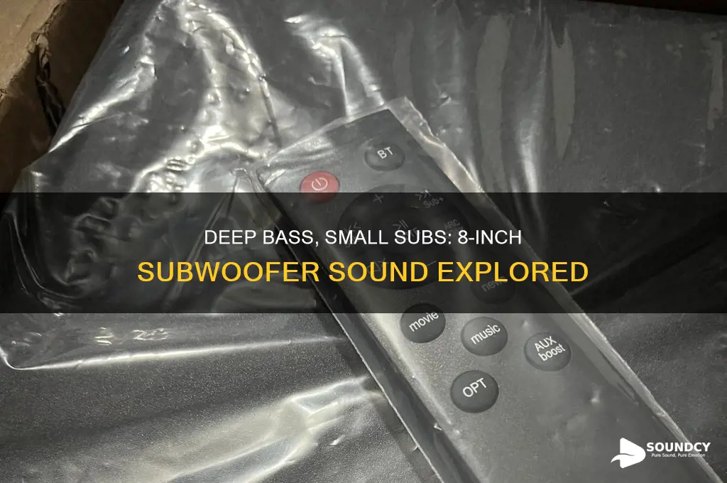 how do 8 inch subs sound