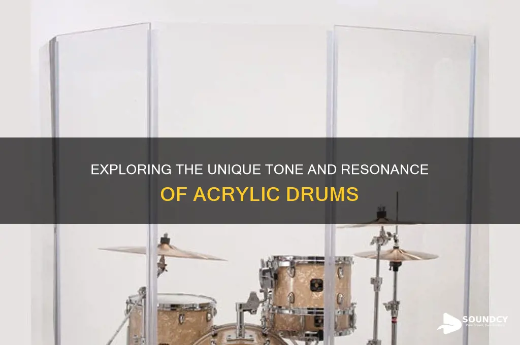 how do acrylic drums sound