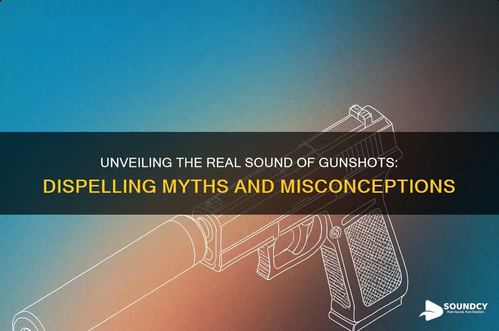 how do actual gunshots sometimes sound