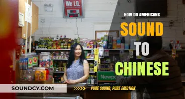 How Americans Sound to Chinese Ears: A Linguistic Perspective