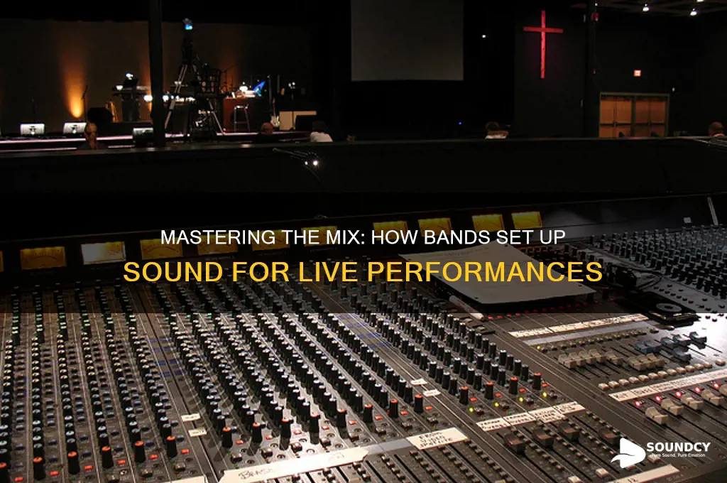 how do bands set up sound