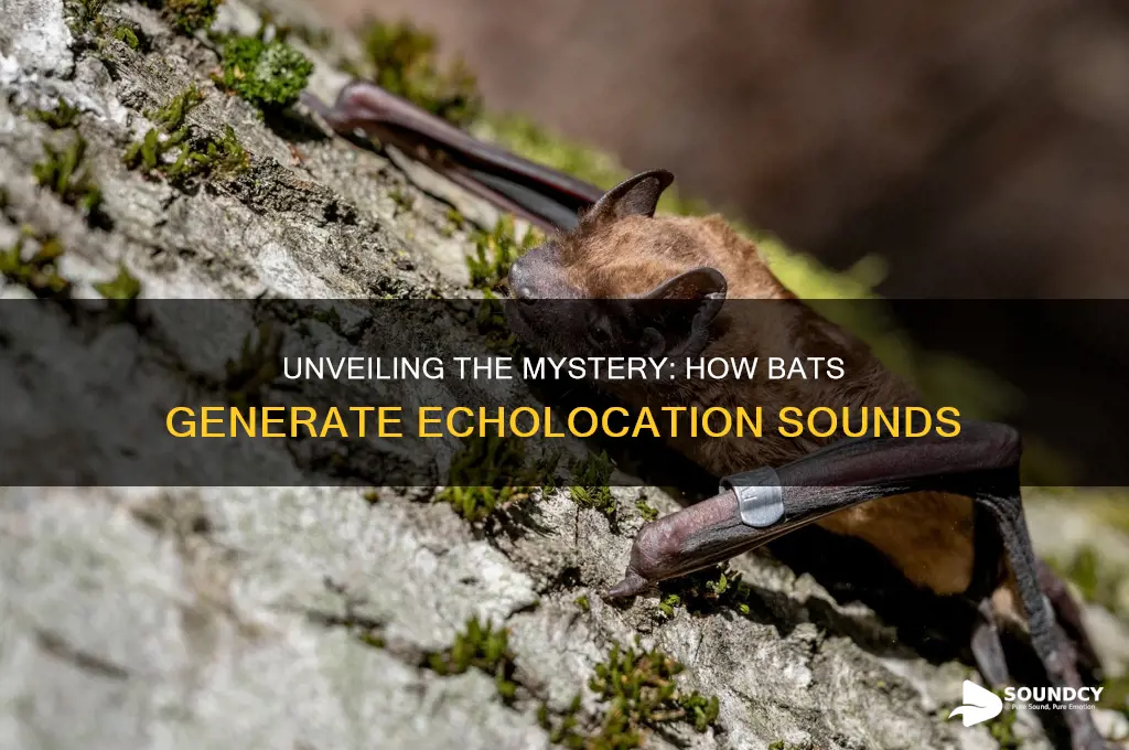 how do bats produce echolocation sounds