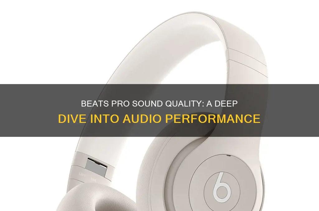 how do beats pro sound