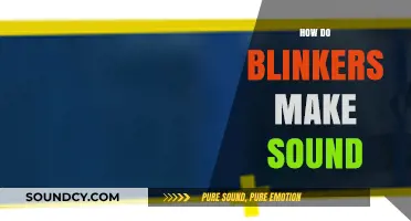 How Blinkers Produce Sound: Uncovering the Mechanism Behind the Noise