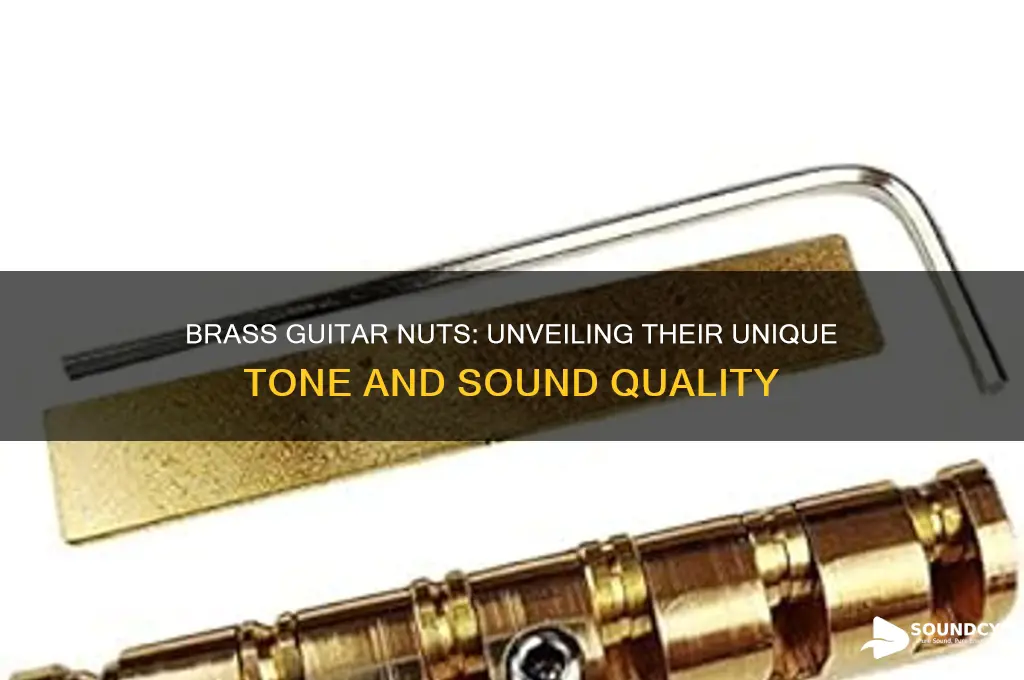 how do brass guitar nuts sound