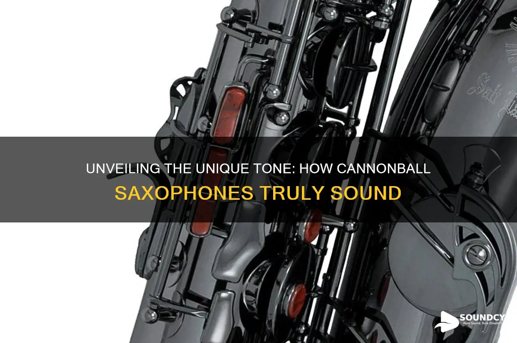 how do cannonball saxes sound