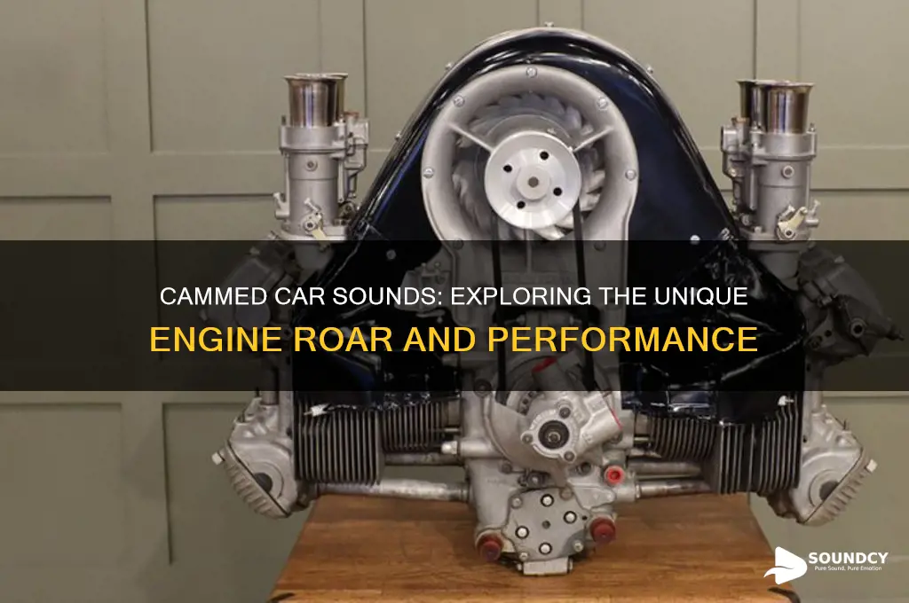 how do cars sound when cammed