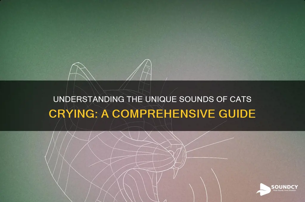 how do cats cry sound