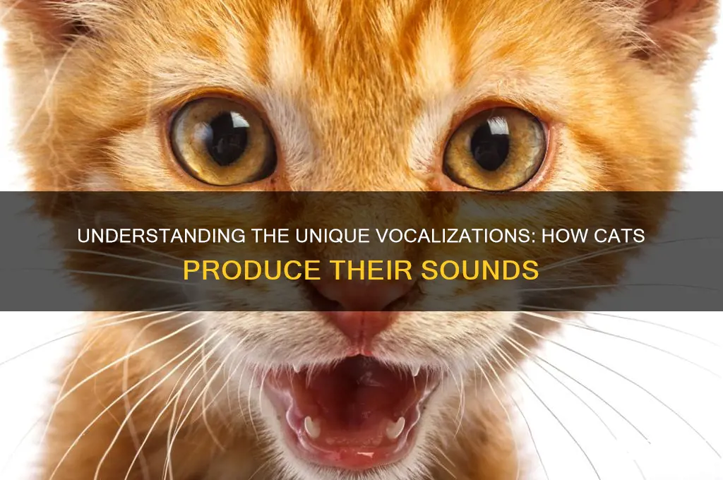 how do cats make sounds