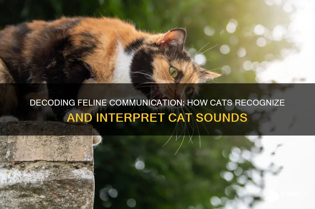 how do cats recogize cat sounds