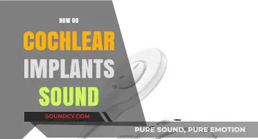 How Do Cochlear Implants Sound? A User's Auditory Experience Explained