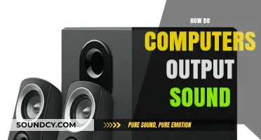 How Computers Generate and Output Sound: A Technical Overview