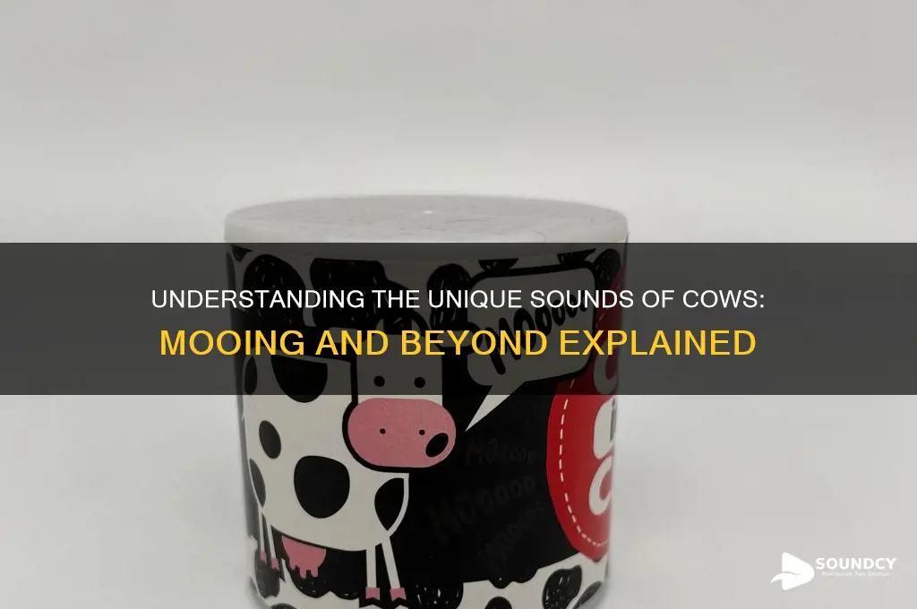 how do cows sound like