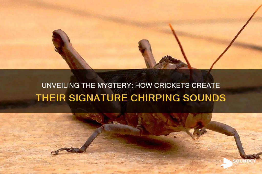 how do cricket make sound