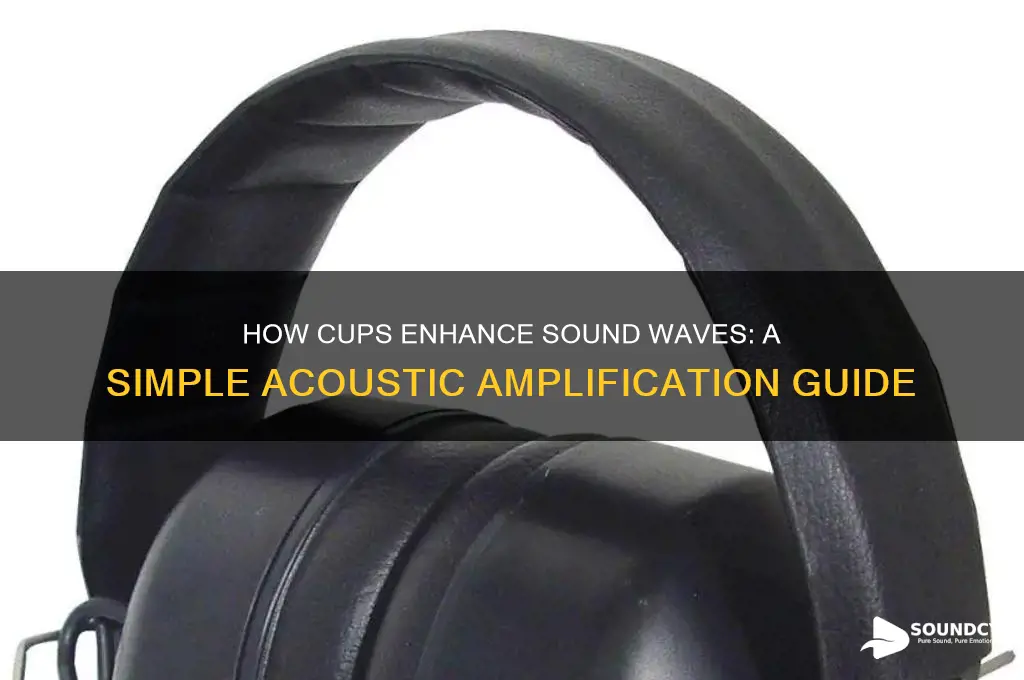 how do cups amplify sound