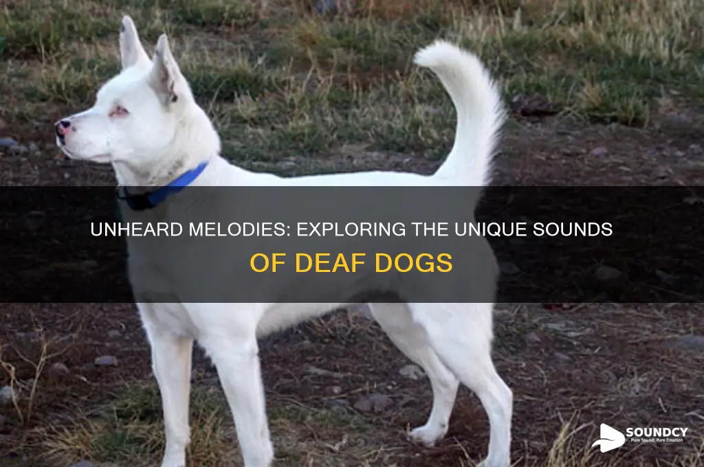 how do deaf dogs sound