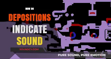 Unveiling Sonic Clues: Understanding Depositions as Indicators of Sound