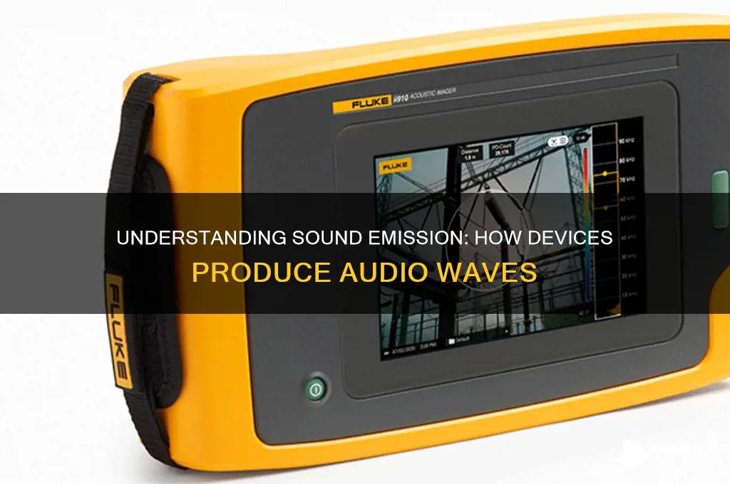 how do devices emit sound