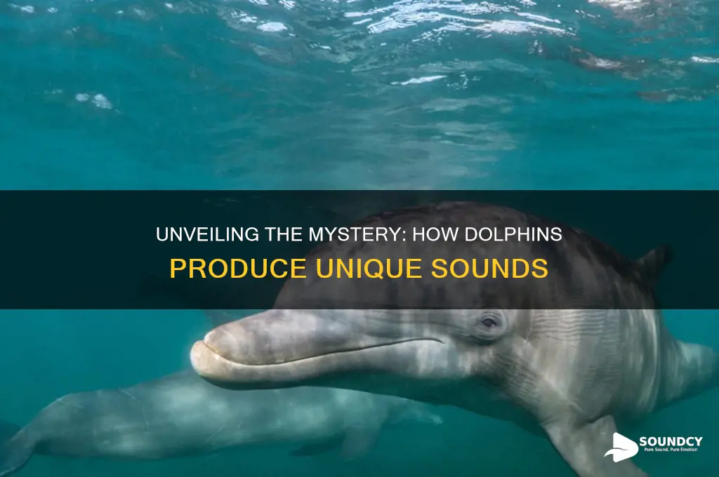 how do dolphins create sound